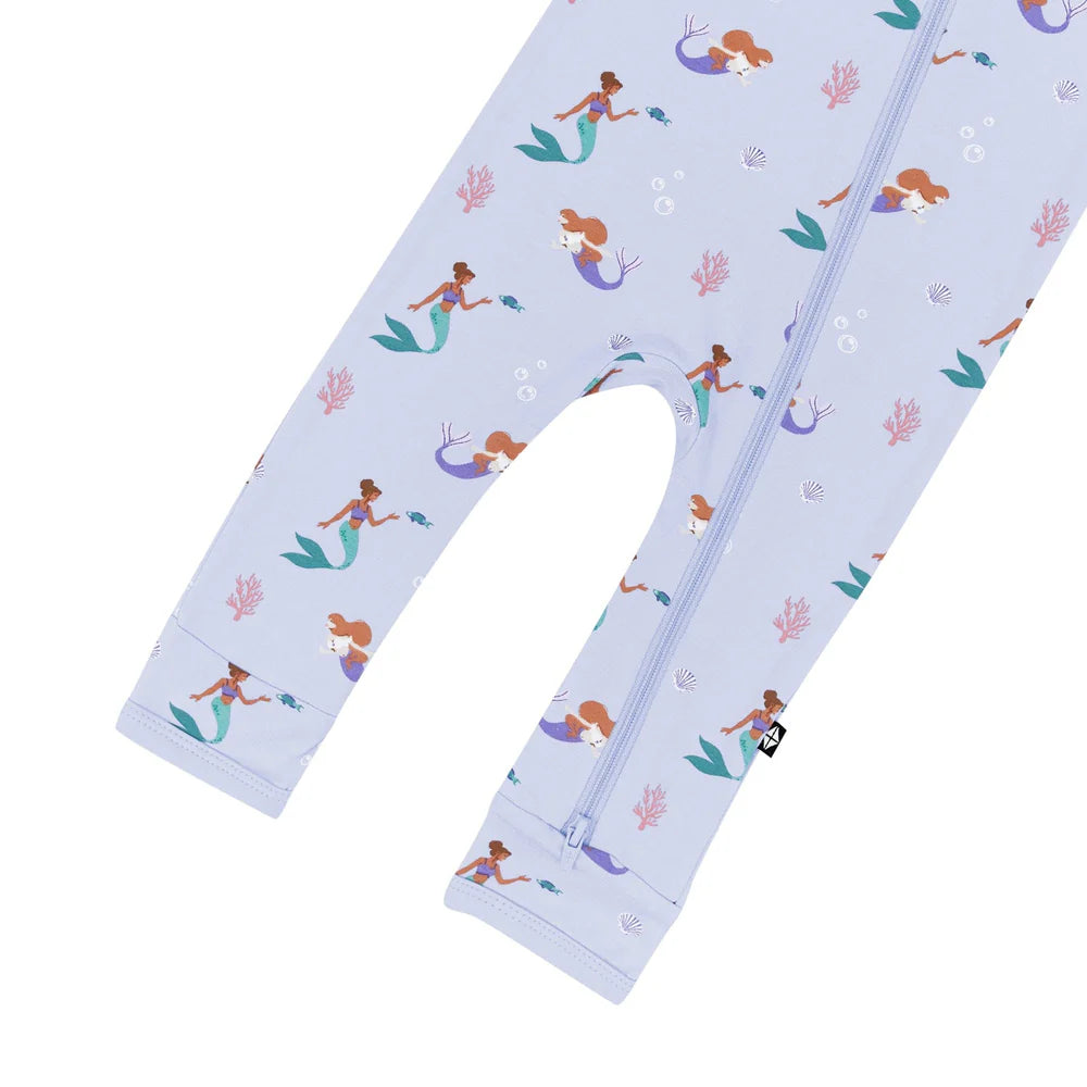 Kyte Baby Zippered Romper - Mermaid Kyte Baby Zippered Romper - Mermaid
