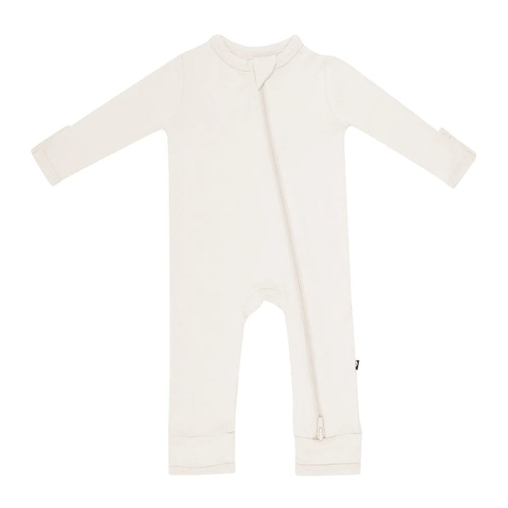 Kyte Baby Zippered Romper - Oat