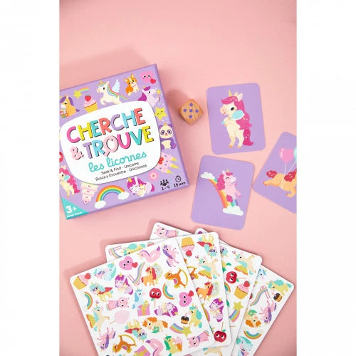Janod My First Search and Find Book - Unicorns