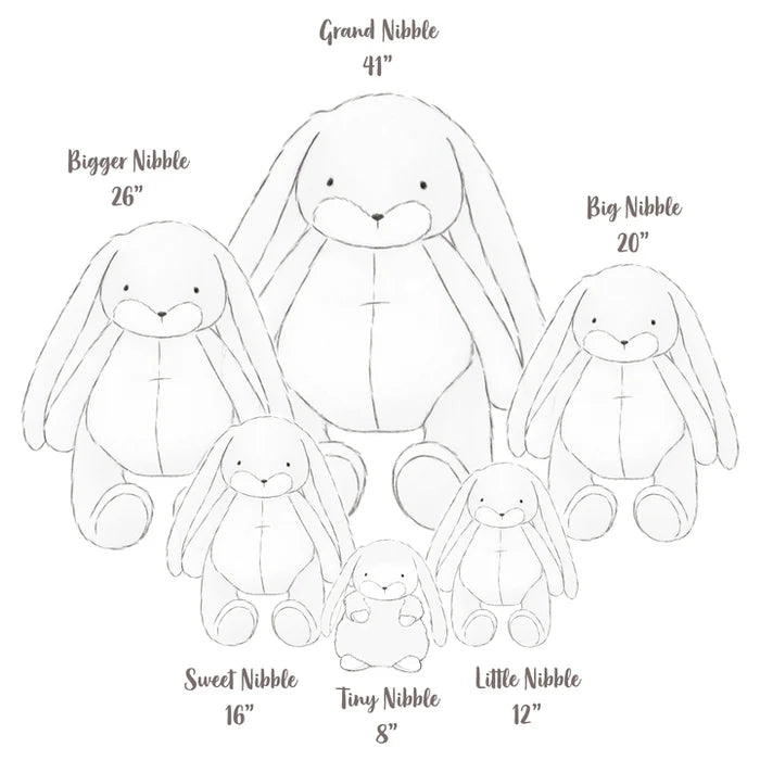 Bunnies by the Bay Little Floppy Nibble Bunny - Sugar Cookie 12