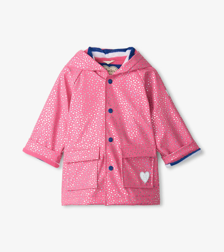 Hatley Splash Jacket - Glitter Hearts Hatley Splash Jacket - Glitter Hearts
