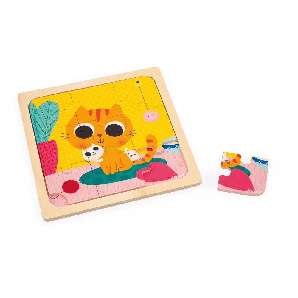 Janod Peanut The Cat Puzzle - 9pcs