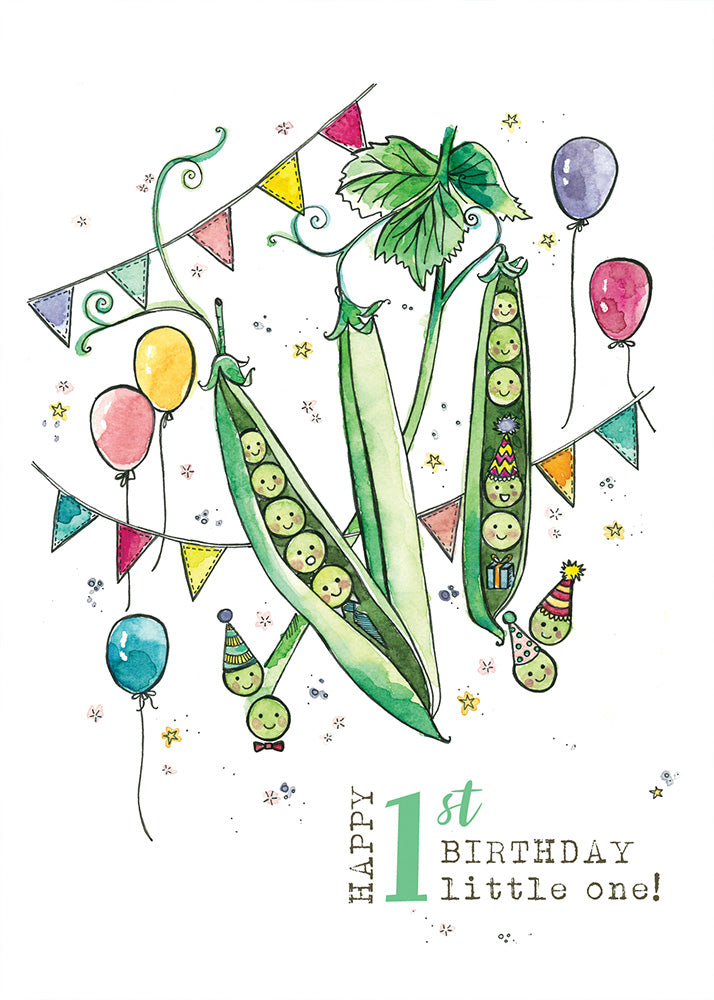 Greeting Cards - Petits Pois/Happy 1st Birthday little one!
