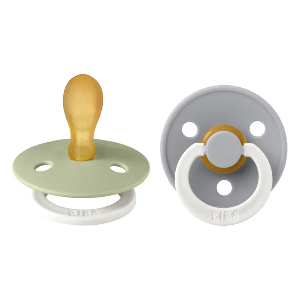 BIBS Symmetrical Colour Pacifier GLOW - Size 1 (0-6m)