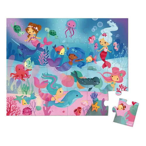 Janod 24pc Puzzle - Mermaids Janod 24pc Puzzle - Mermaids