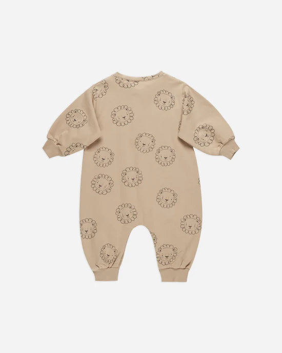 Quincy Mae Relaxed Fleece Jumpsuit - Lions Quincy Mae Relaxed Fleece Jumpsuit - Lions