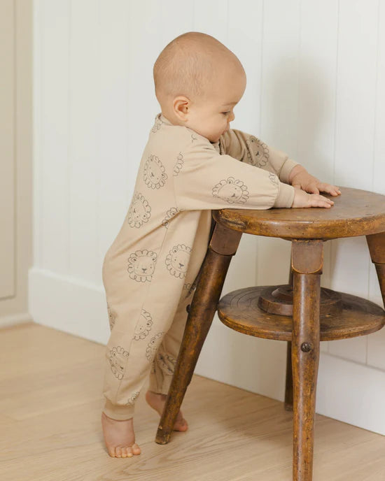 Quincy Mae Relaxed Fleece Jumpsuit - Lions Quincy Mae Relaxed Fleece Jumpsuit - Lions