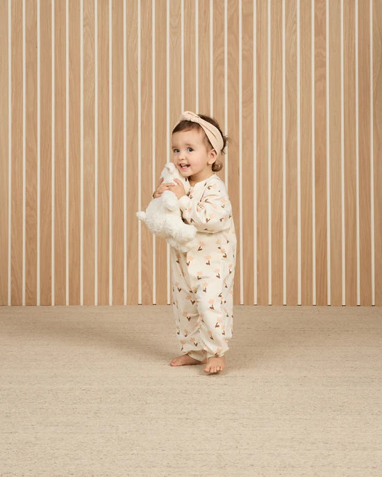 Quincy Mae Relaxed Fleece Jumpsuit - Tulips Quincy Mae Relaxed Fleece Jumpsuit - Tulips