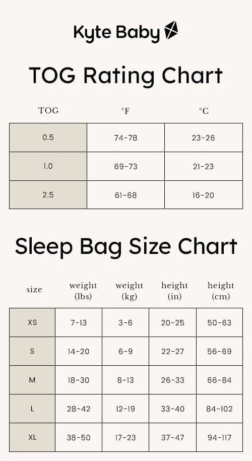 Kyte Baby 2.5 TOG Sleep Bag - Bisque