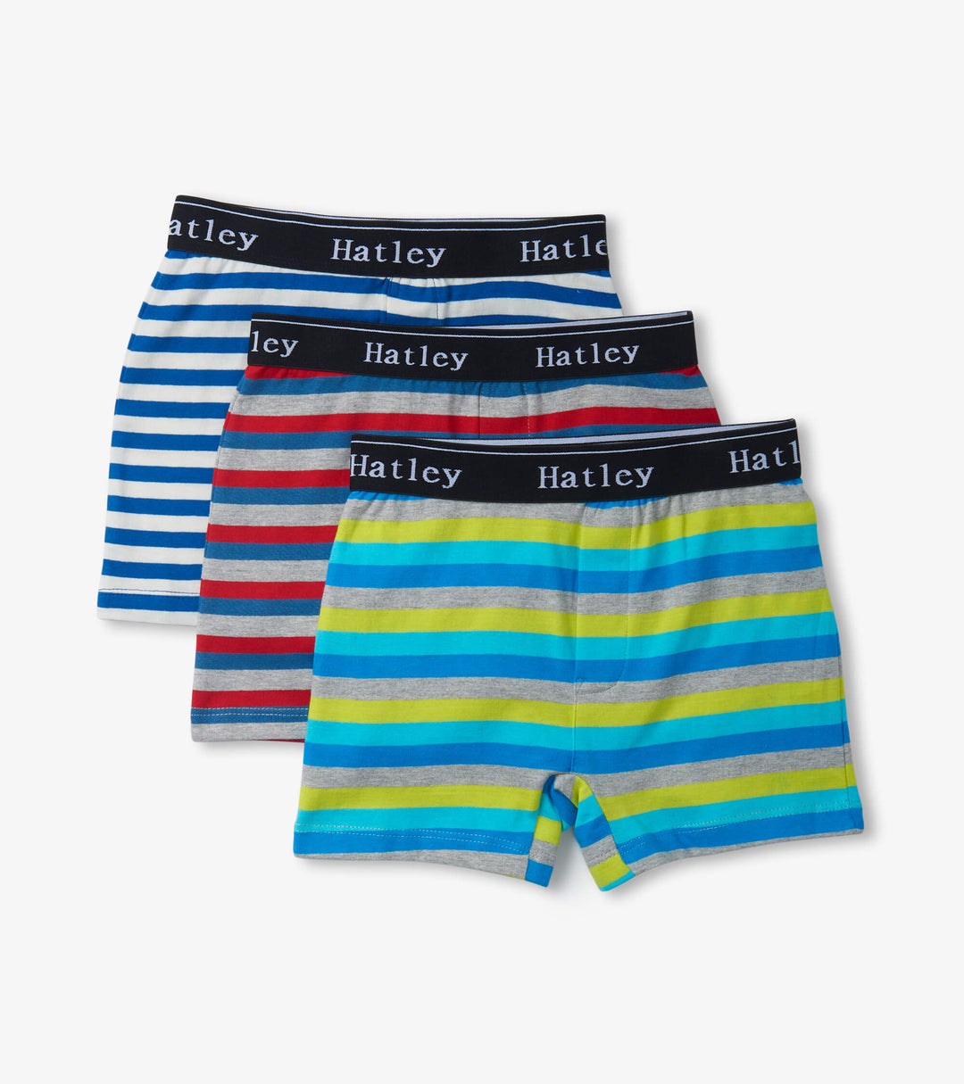 Hatley Boys Boxer Brief 3 Pack - Stripes Hatley Boys Boxer Brief 3 Pack - Stripes