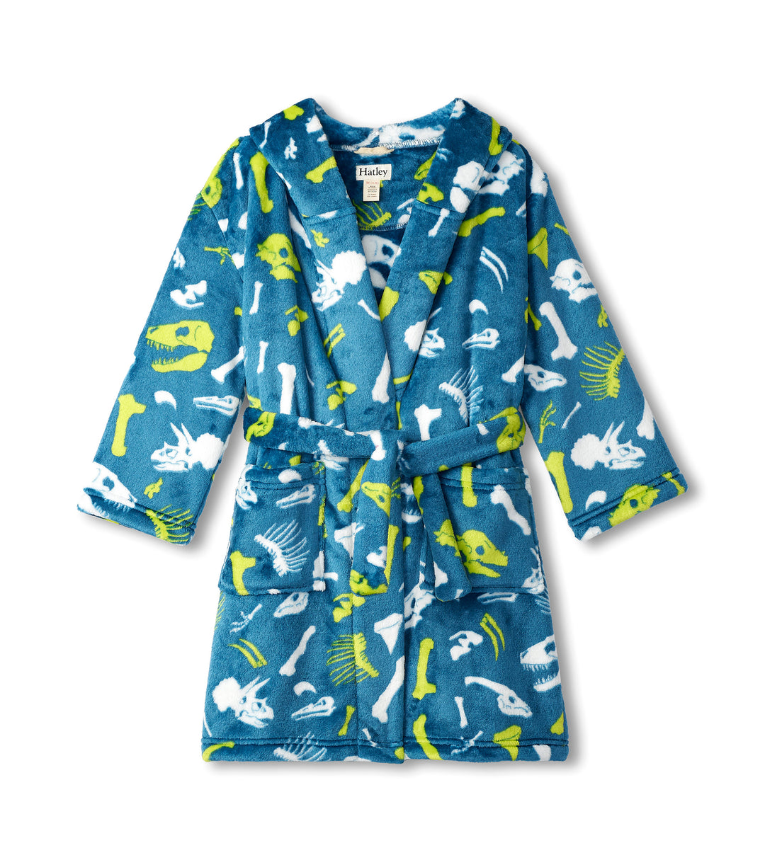 Hatley Fuzzy Fleece Robe - Dino Fossils Hatley Fuzzy Fleece Robe - Dino Fossils