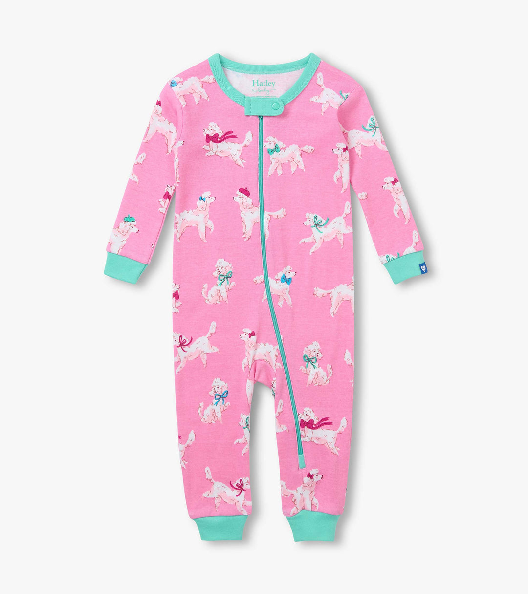 Hatley Poodle Pups Cotton Rib Coverall