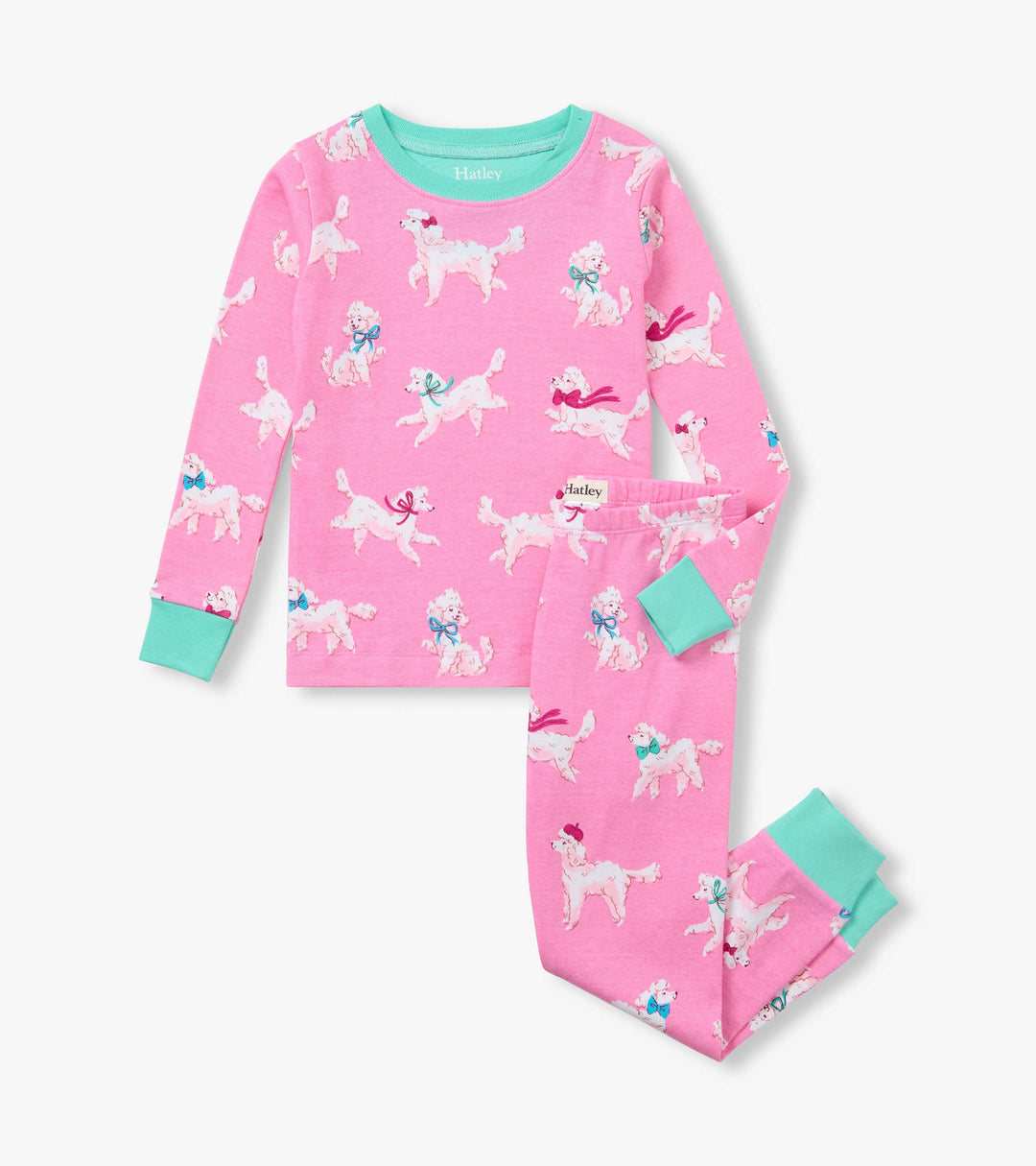 Hatley Poodle Pups Cotton Rib Pajams Set