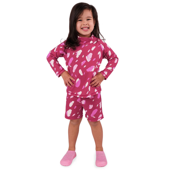 Jan & Jul 2pc Sunsuit - Pink Petals Jan & Jul 2pc Sunsuit - Pink Petals
