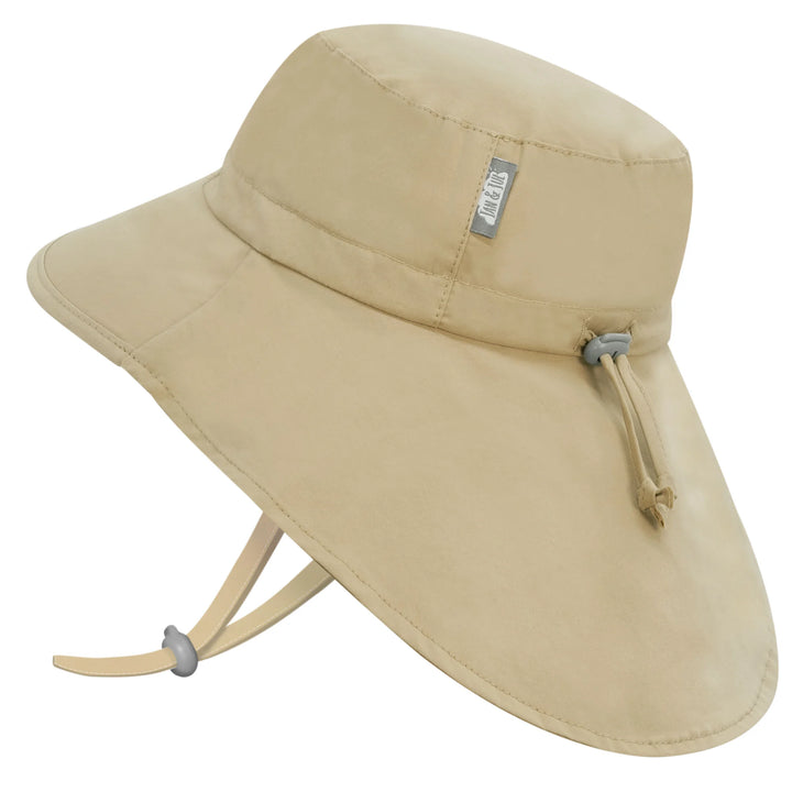 Jan & Jul Gro-With-Me Cotton Floppy Hat - Olive Khaki