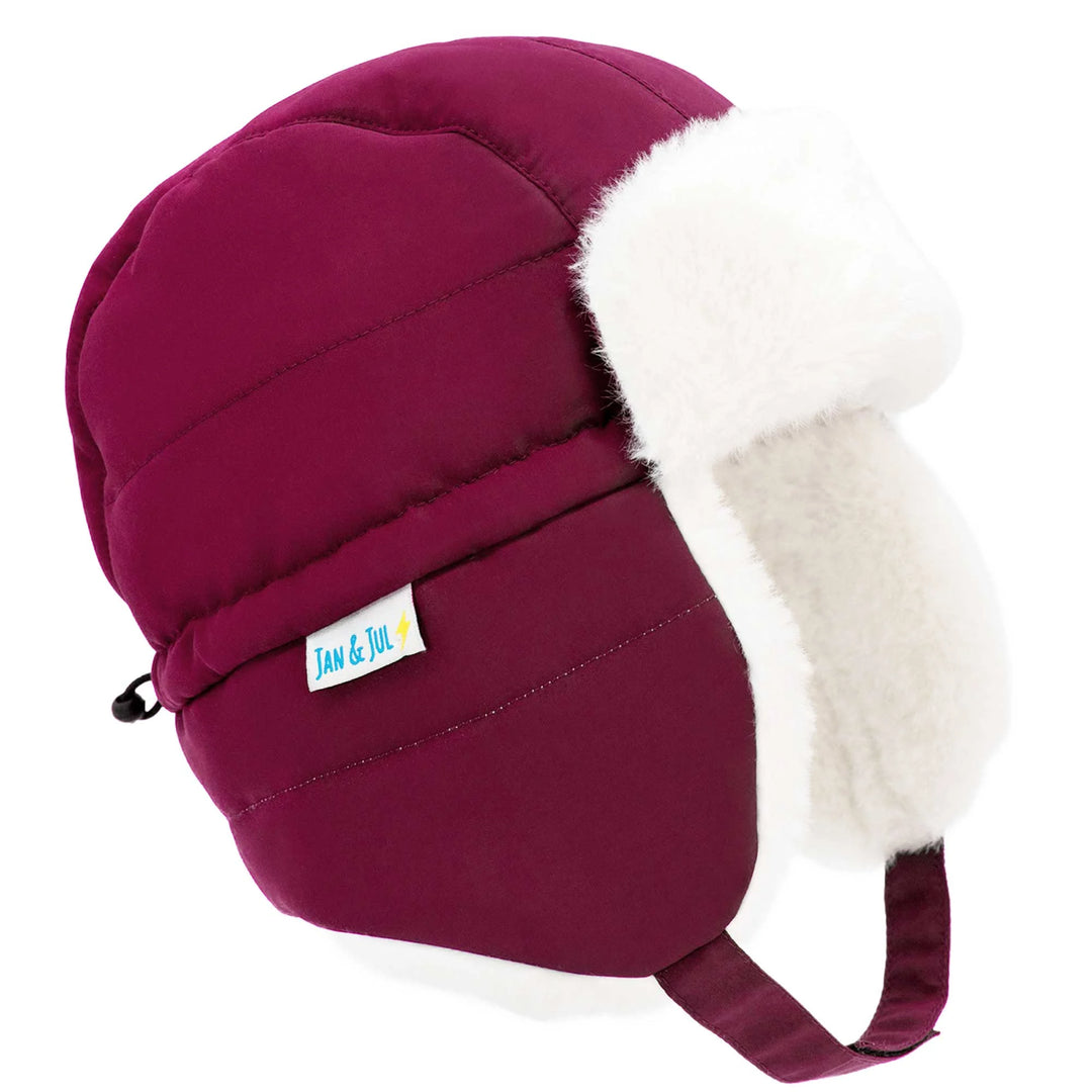 Jan & Jul Toasty-Dry Trapper Hat - Wildberry