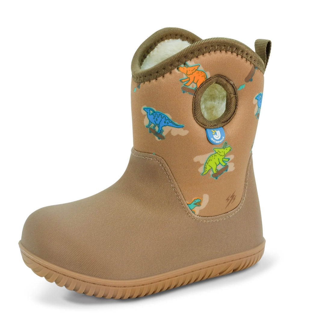 Jan &amp; Jul Toasty-Dry Lite Winter Boots - Skater Dinos
