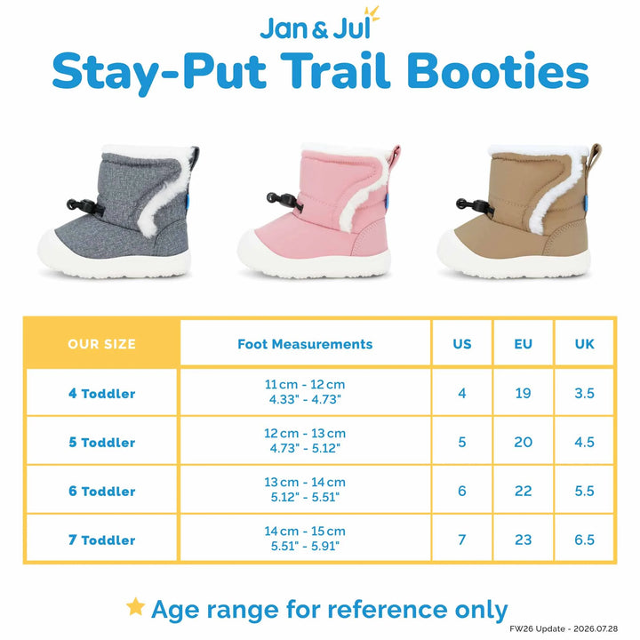 Jan &amp; Jul Stay-Put Trail Booties - Lavender