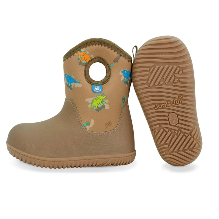 Jan &amp; Jul Toasty-Dry Lite Winter Boots - Skater Dinos