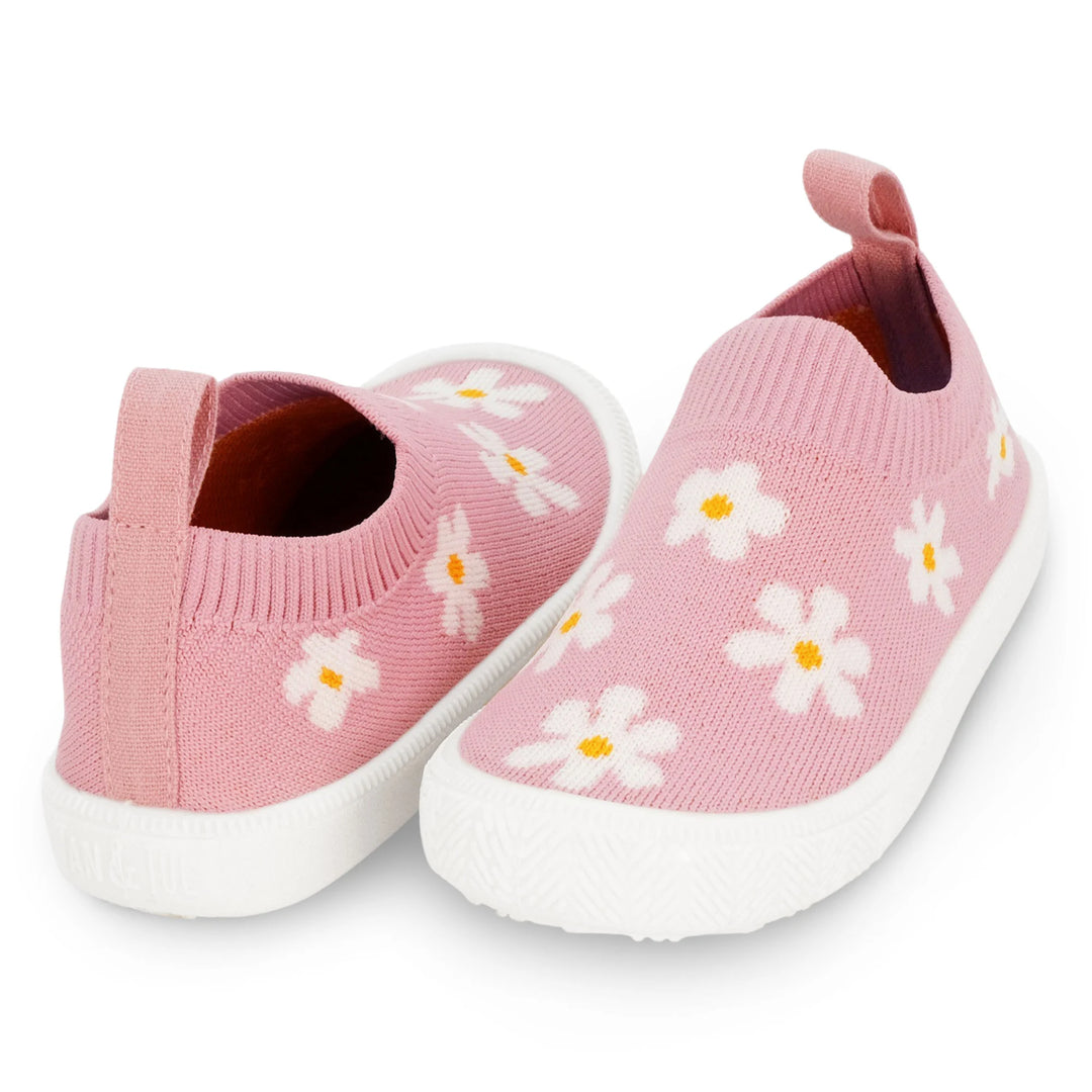 Jan &amp; Jul Graphic Knit Shoes - Pink Daisy