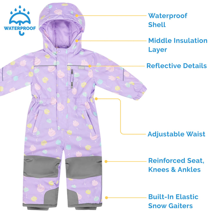 Jan &amp; Jul Toasty-Dry SNow Suit - Macarons