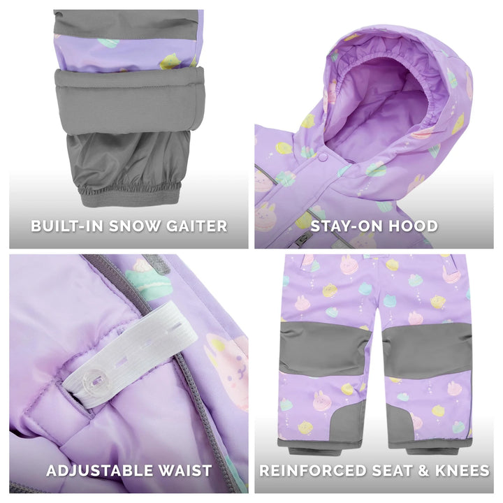 Jan &amp; Jul Toasty-Dry SNow Suit - Macarons