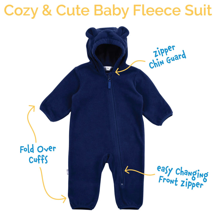 Jan &amp; Jul Fleece Suit - Soft Brown