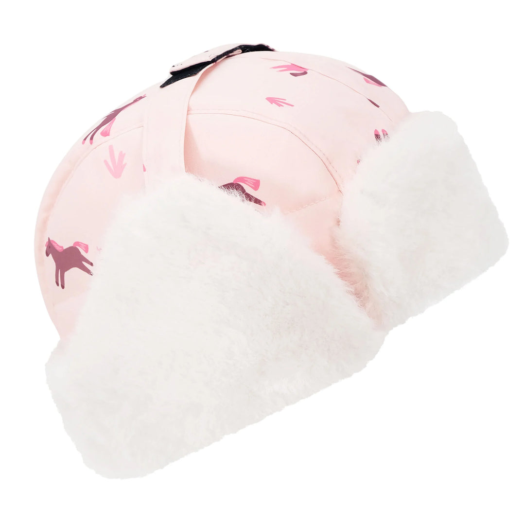Jan &amp; Jul Toasty-Dry Trapper Winter Hat - Pink Ponies