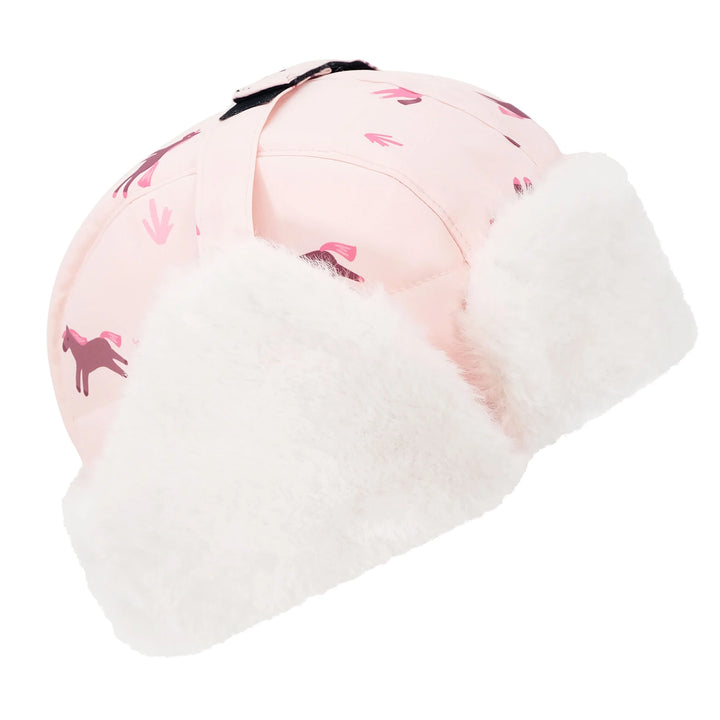 Jan &amp; Jul Toasty-Dry Trapper Winter Hat - Pink Ponies