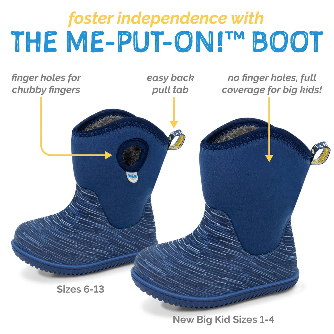 Jan &amp; Jul Toasty-Dry Lite Winter Boots - Navy Forest