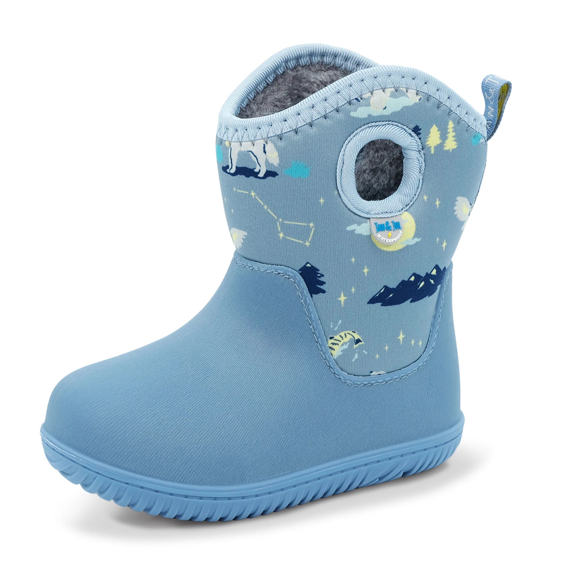 JAN & JUL Waterdichte Toasty-Dry Winterlaarzen met Sherpa Voering voor Kinderen, Beer Cub, 6 Toddler JAN & JUL Waterdichte Toasty-Dry Winterlaarzen met Sherpa Voering voor Kinderen, Beer Cub, 6 Toddler