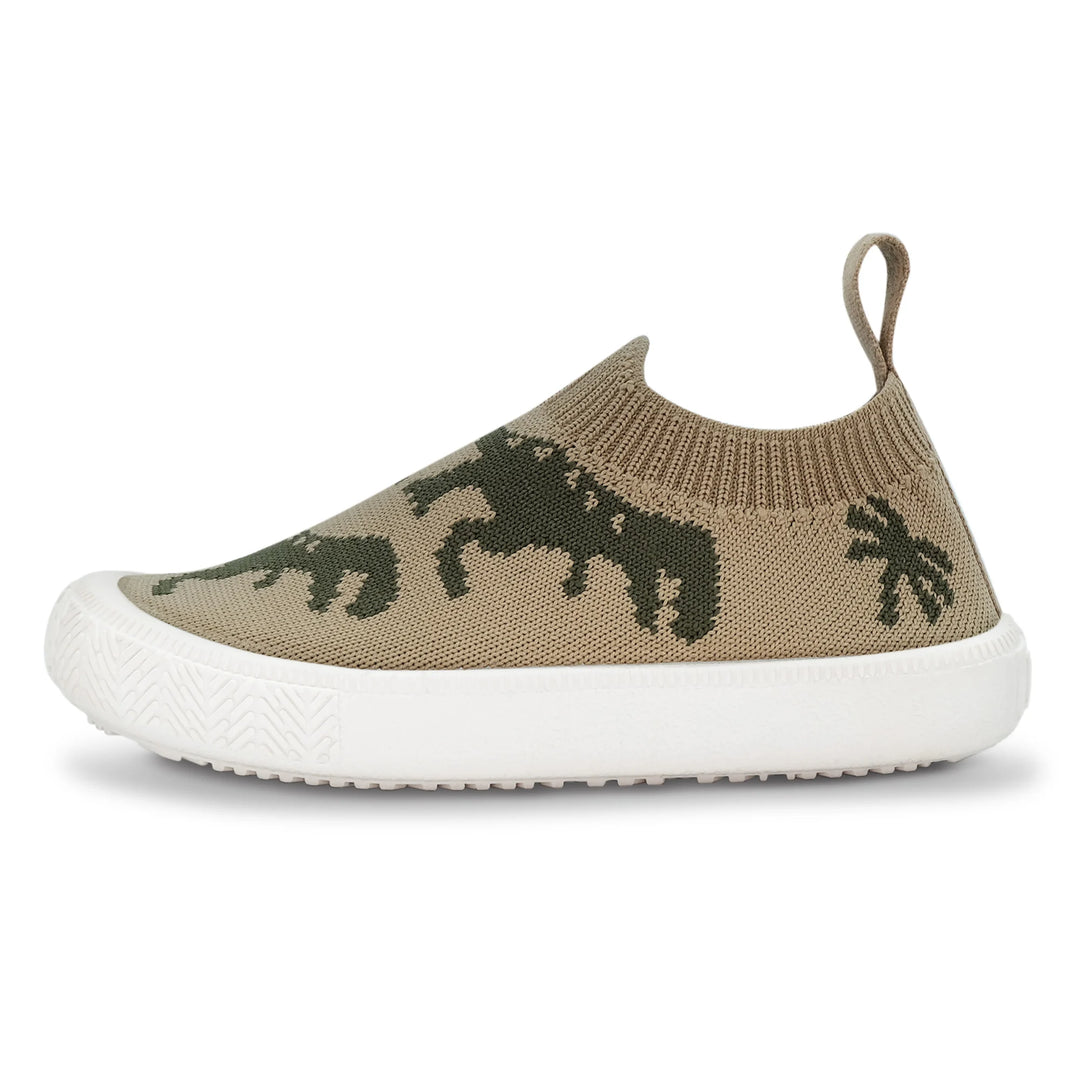 Jan &amp; Jul Graphic Knit Shoes - T-Rex
