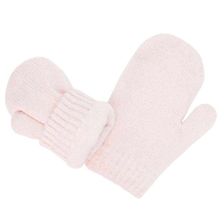 Jan &amp; Jul Knit Wi\nter Mittens - Light Pink