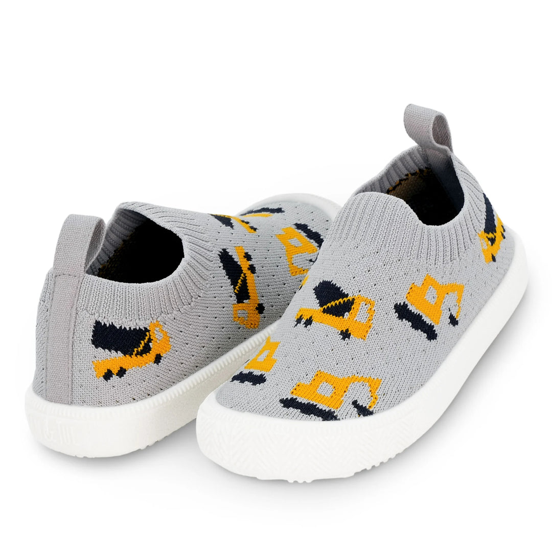 Jan &amp; Jul Graphic Knit Shoes - Grey Construction