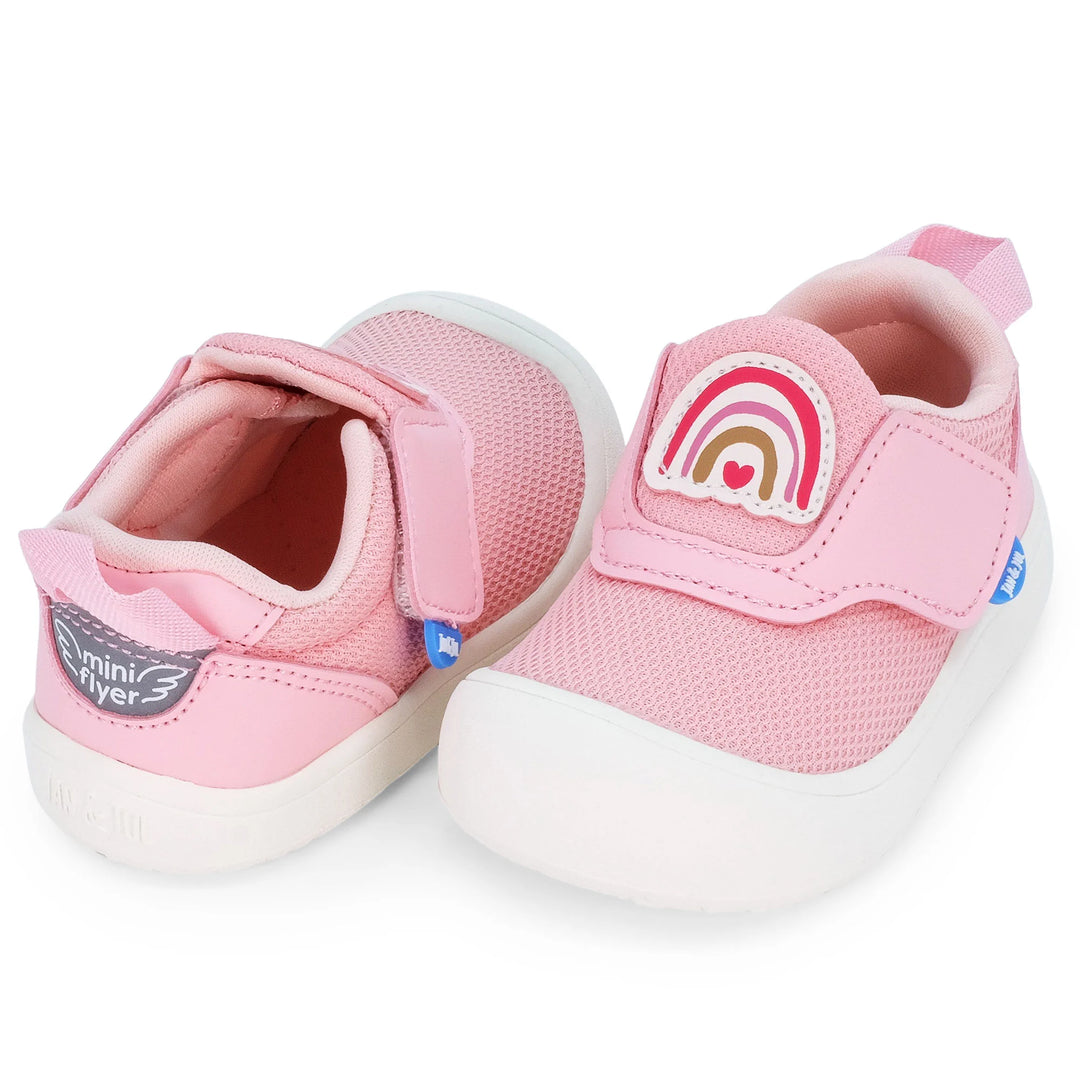 Jan &amp; Jul Mini-Flyer Shoe - Pink Rainbow