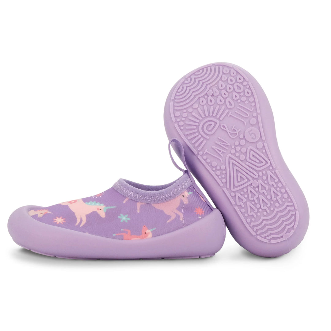 Jan &amp; Jul Water Play Shoes - Purple Unicorn