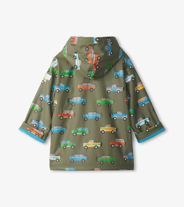 Hatley Zip Up Rain Jacket - Off Roading Hatley Zip Up Rain Jacket - Off Roading