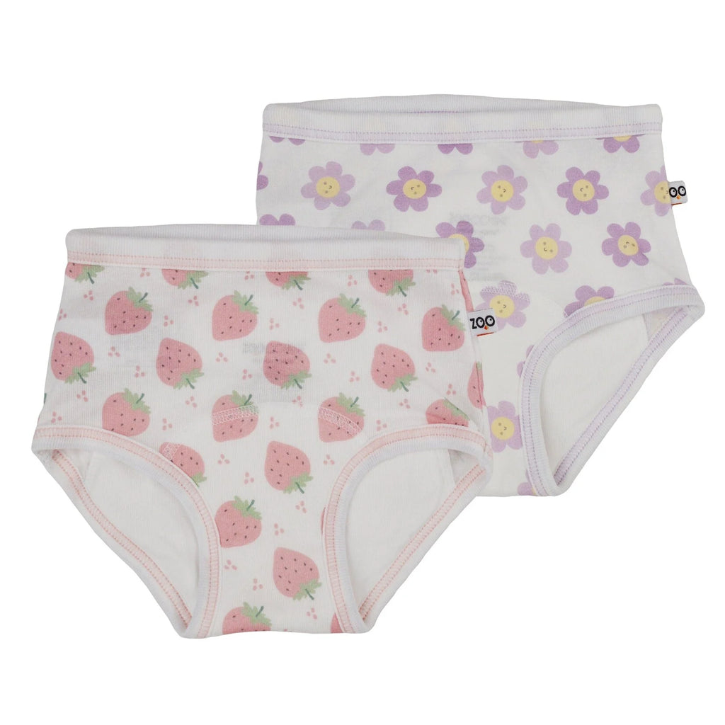 Nicolò Cesari Berriniニコロ・チェザリ・ベリーニパンツ Zoocchini Training Pants 2pk - Strawberry/Daisy – Fluffy Bottom Babies