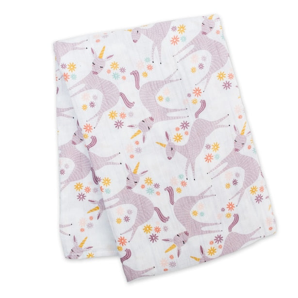 Lulujo Cotton Muslin Swaddle Blanket