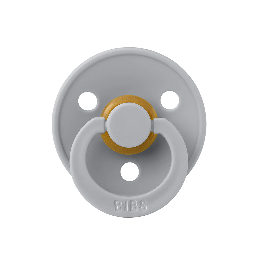BIBS Round Colour Pacifiers - Size 2 (6-18m)