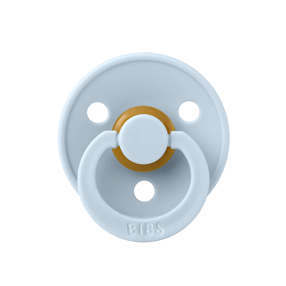 BIBS Round Colour Pacifiers - Size 2 (6-18m)