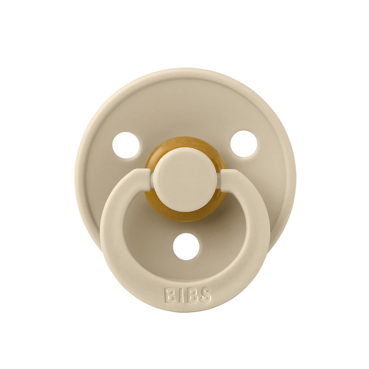 BIBS Round Colour Pacifiers - Size 2 (6-18m)