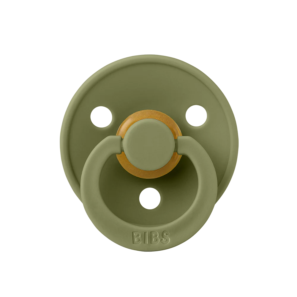 BIBS Round Colour Pacifiers - Size 3 (18+m)