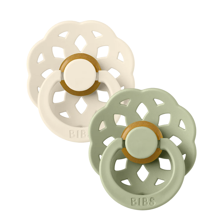 BIBS Round Boheme Pacifier - Size 2 (6-18m)