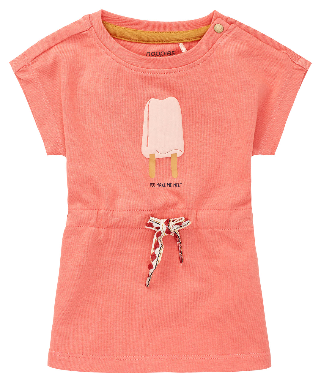 Noppies Anaco Shortsleeve Dress - Terra Cotta