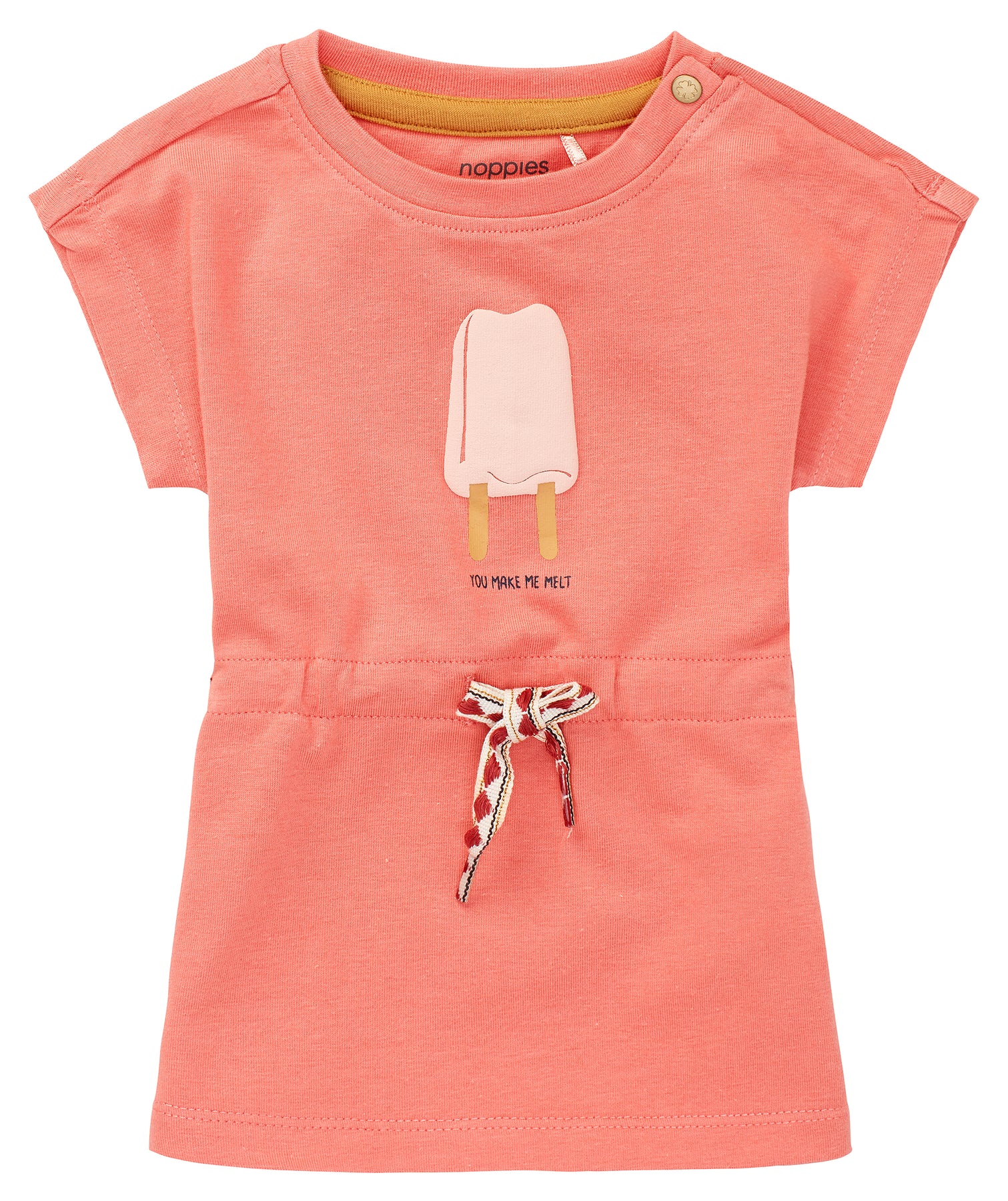 Noppies Anaco Shortsleeve Dress - Terra Cotta