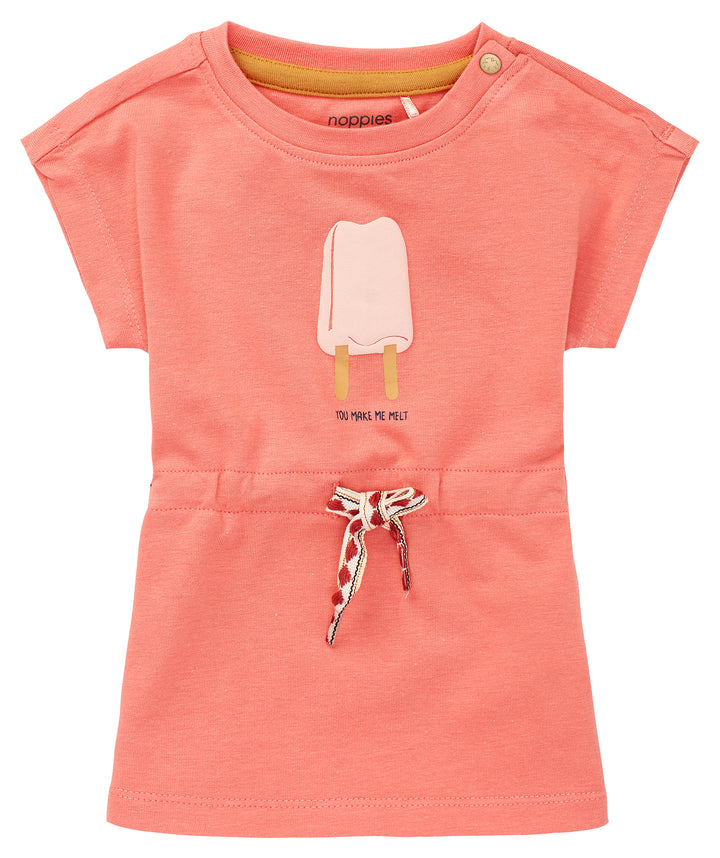 Noppies Anaco Shortsleeve Dress - Terra Cotta