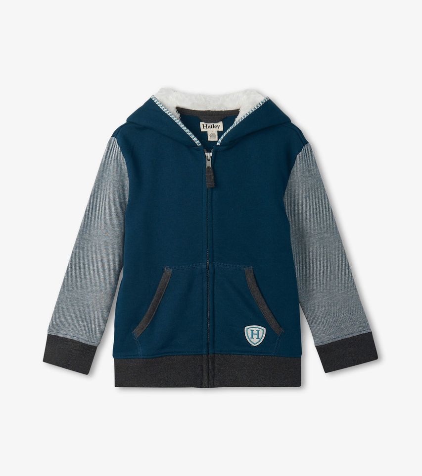 Hatley Hoodie - Winter Stripes