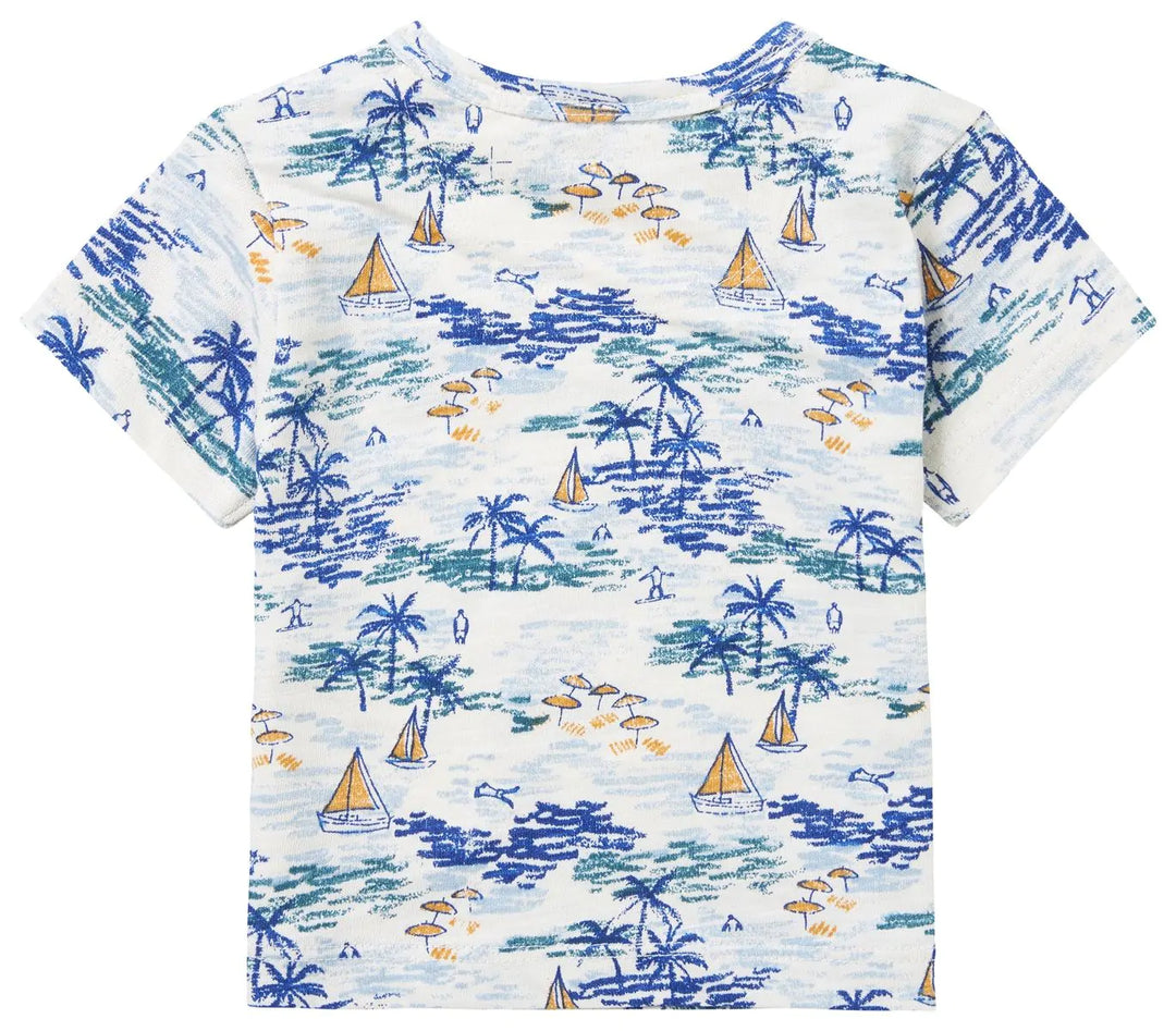 Noppies Moorhead Print Short Sleeve T-shirt - Off White