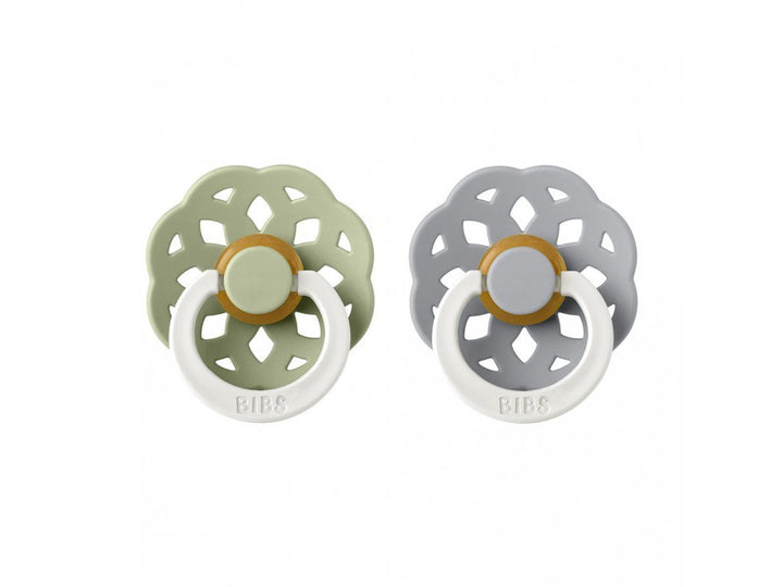 BIBS Round Boheme Pacifier - Size 2 (6-18m)